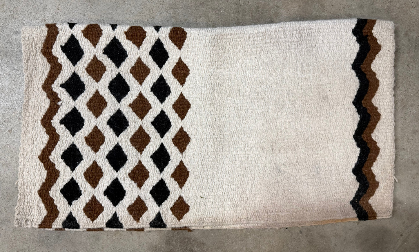 Brown Diamond Saddle Blanket