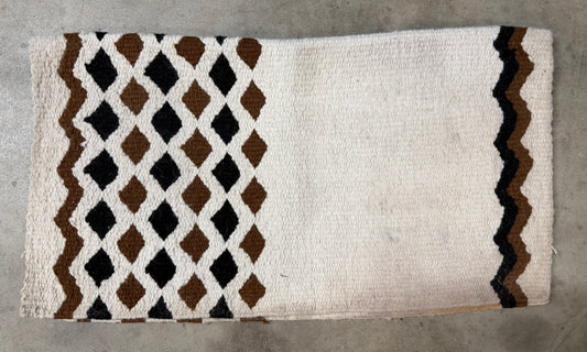 Brown Diamond Saddle Blanket