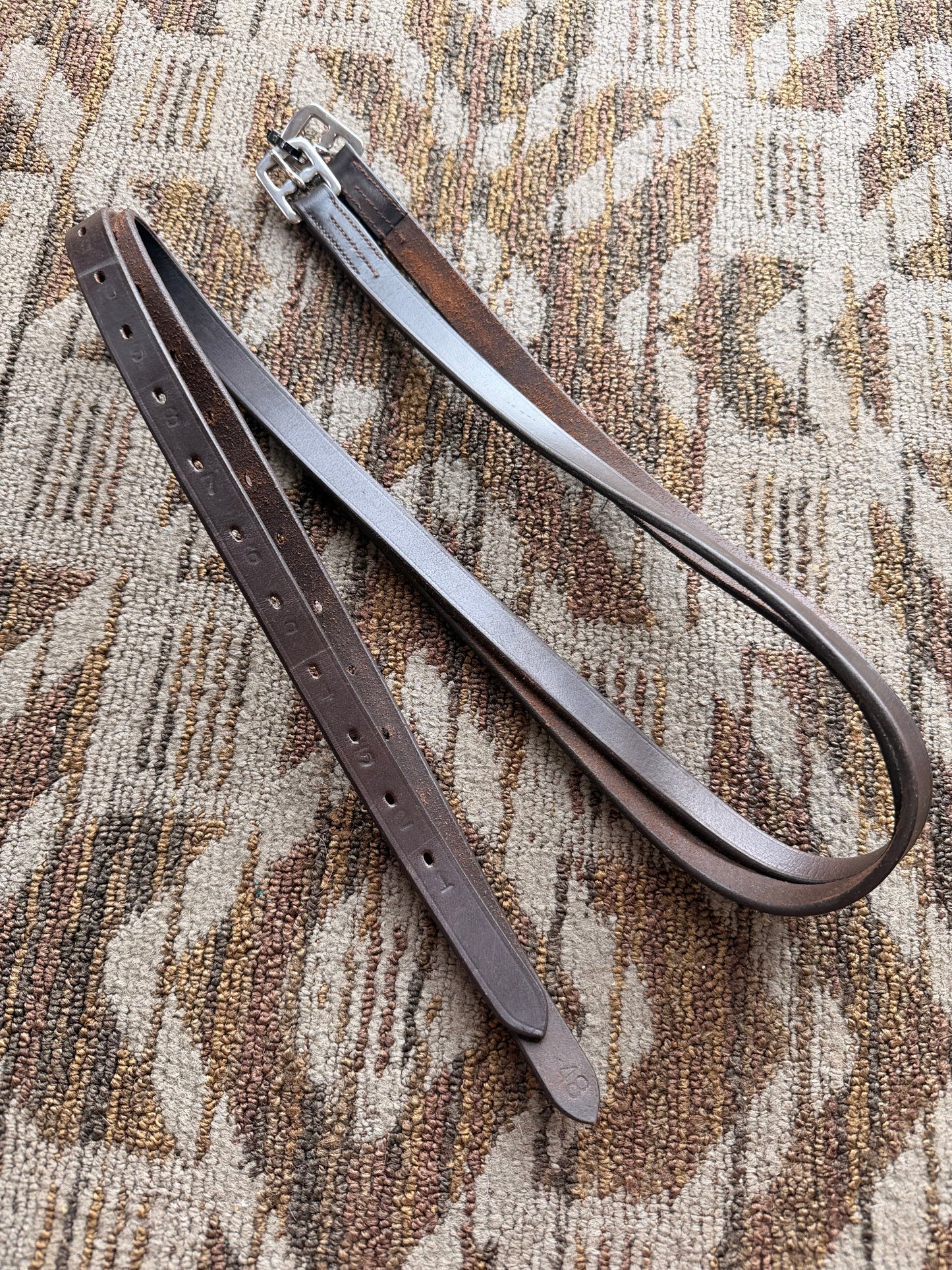 Brown Soft Stirrup Leathers - 48”