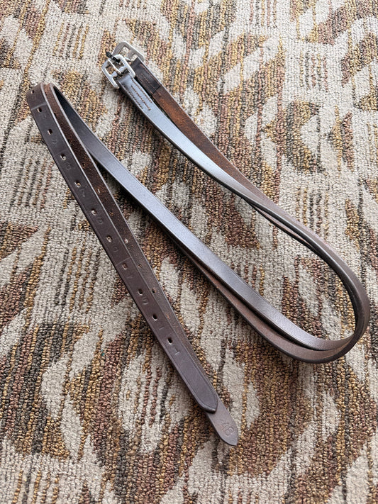 Brown Soft Stirrup Leathers - 48”