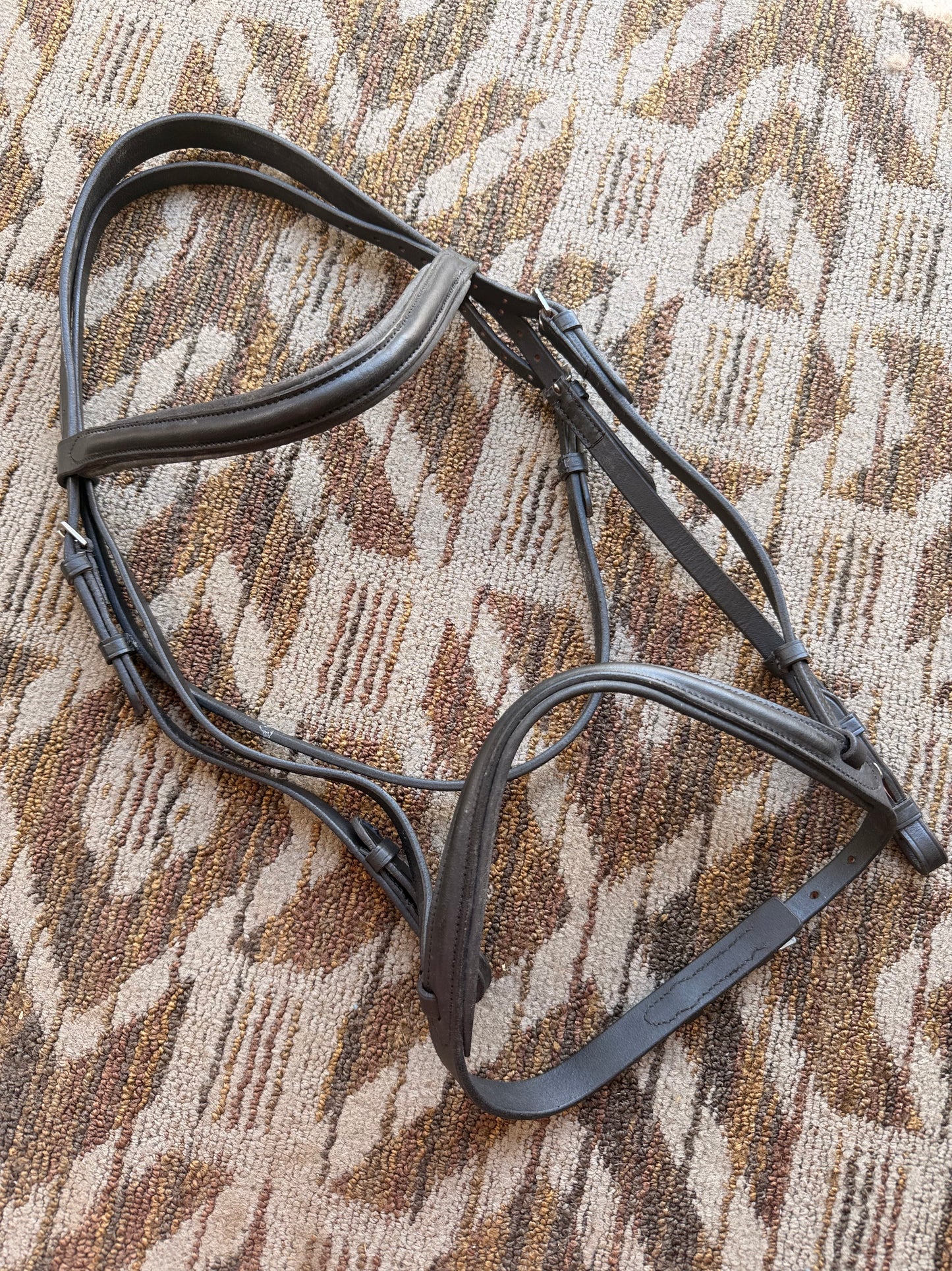 Black Padded Bridle