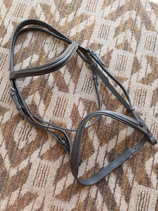 Black Padded Bridle