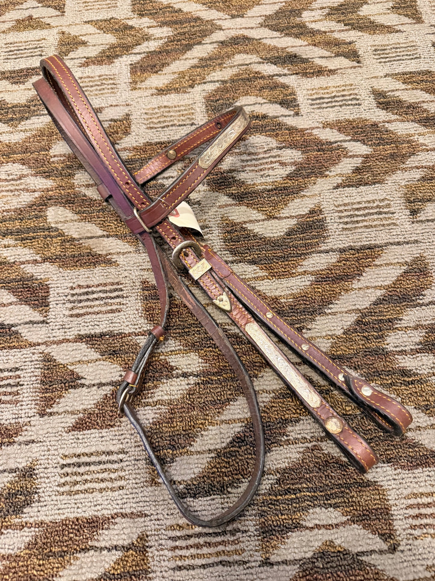 Silver Browband Headstall