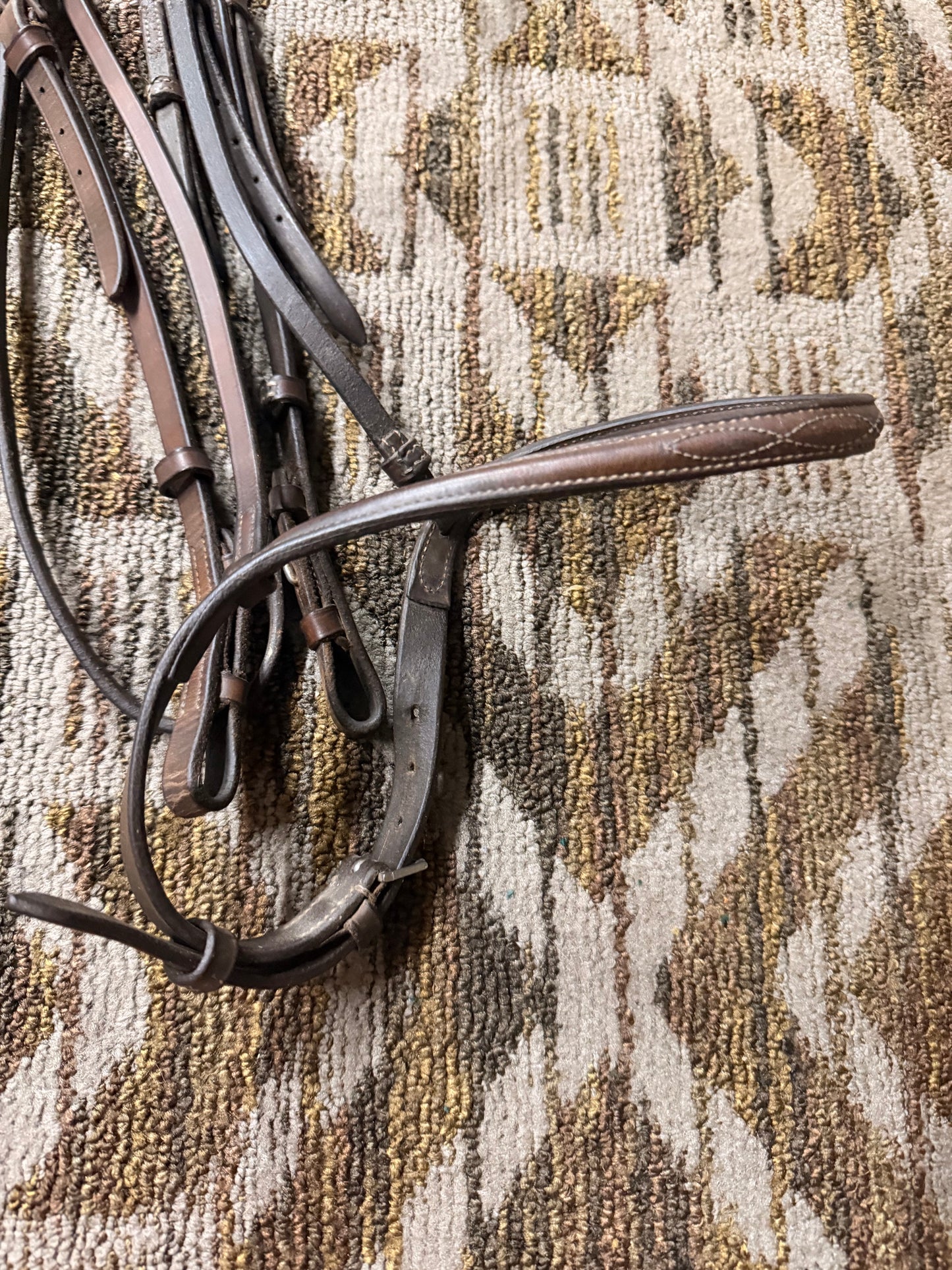 Fancy Stitched “Made in England” Bridle