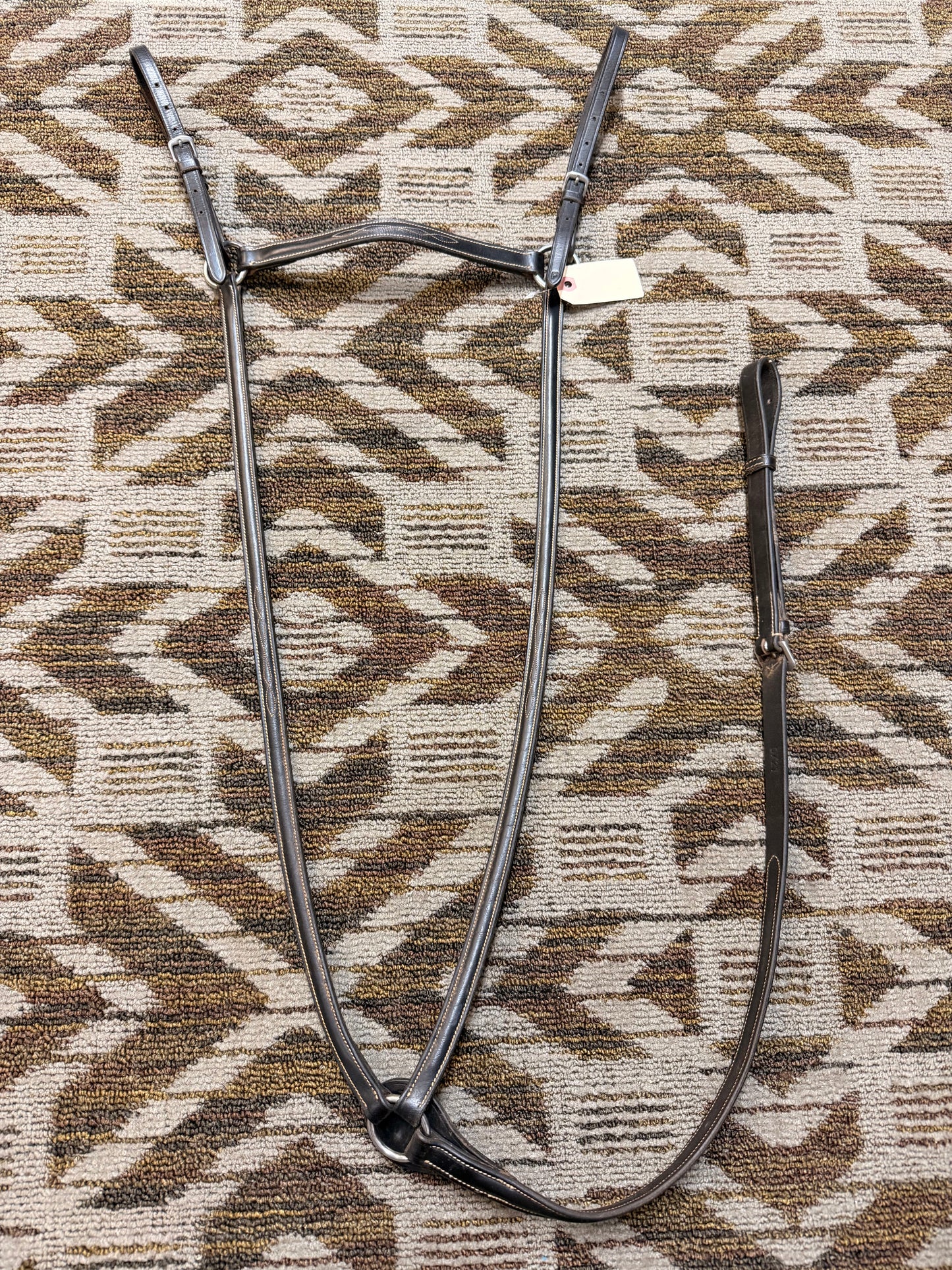 Dark Brown Fancy Stitched Breastplate