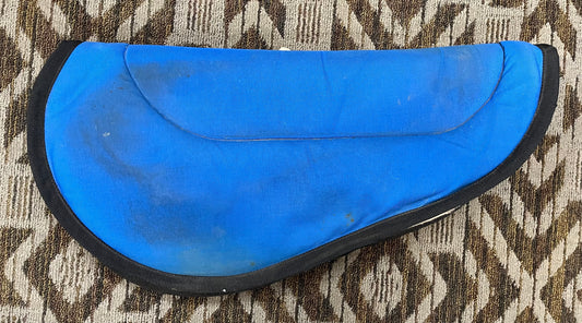 Blue Round Skirt Saddle Pad