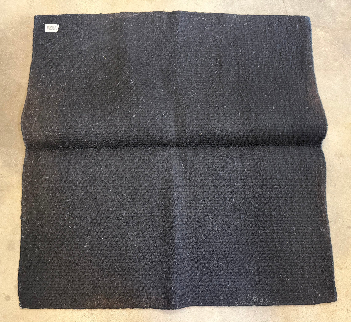 Black Mayatex Saddle Blanket