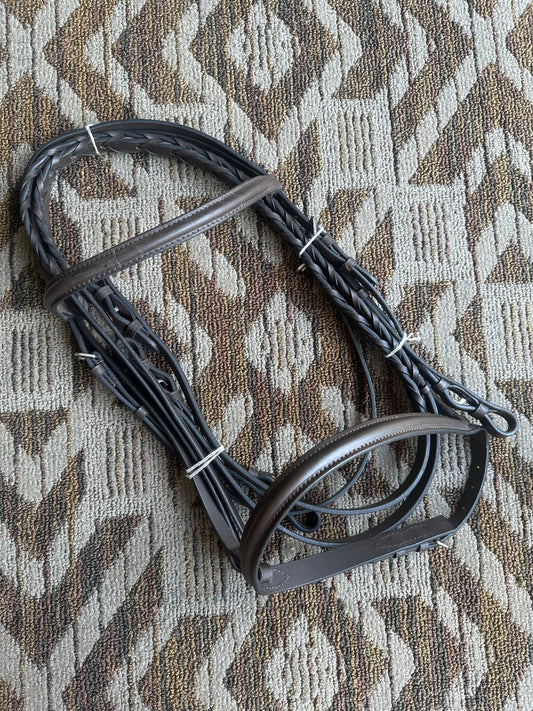 New Brown Bridle Set w/ Matching Reins