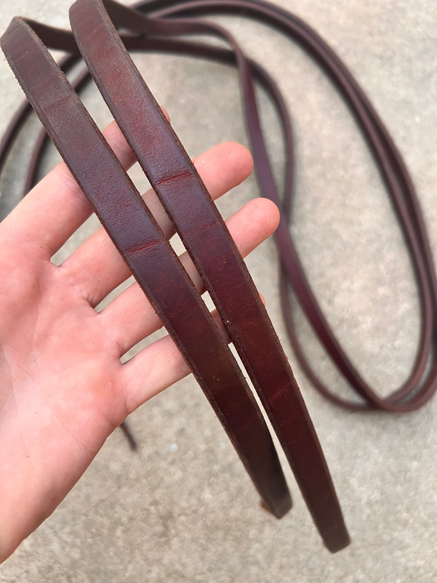 Soft Leather Split Reins