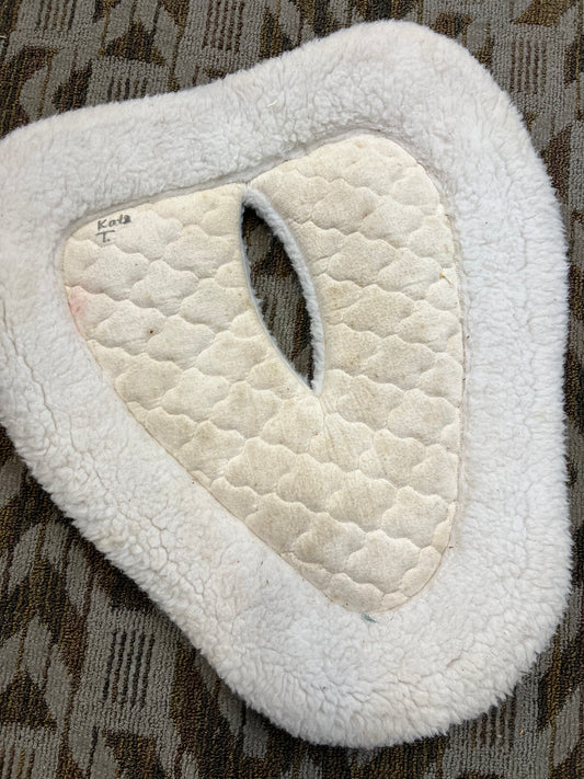 Fleece Wither Relief Half Pad