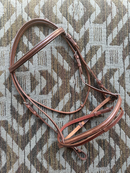 New Chestnut Padded Full Bridle
