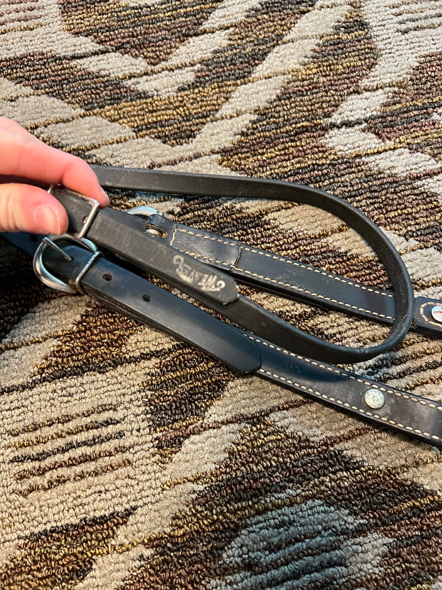 Weaver Black Biothane Bridle