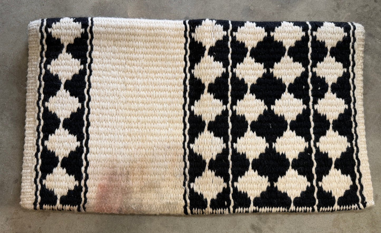 Checkered Saddle Blanket