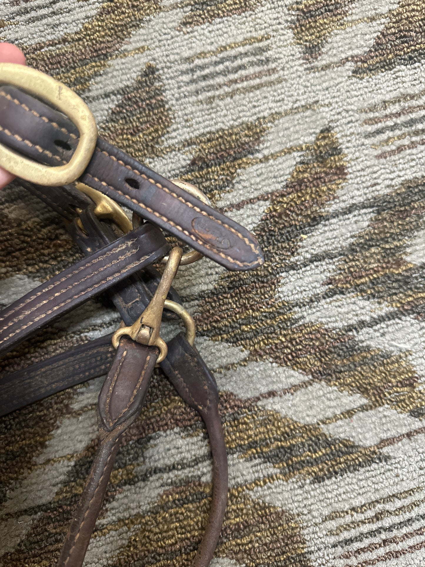 Riester Triple Stitched Leather Halter