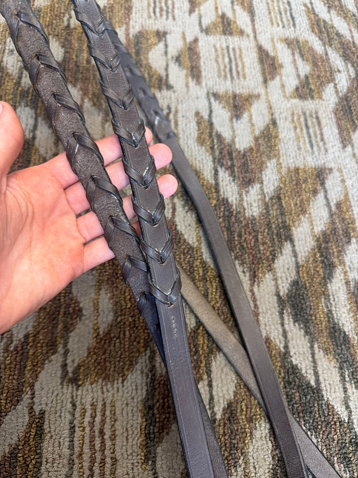 Brown Laced Reins