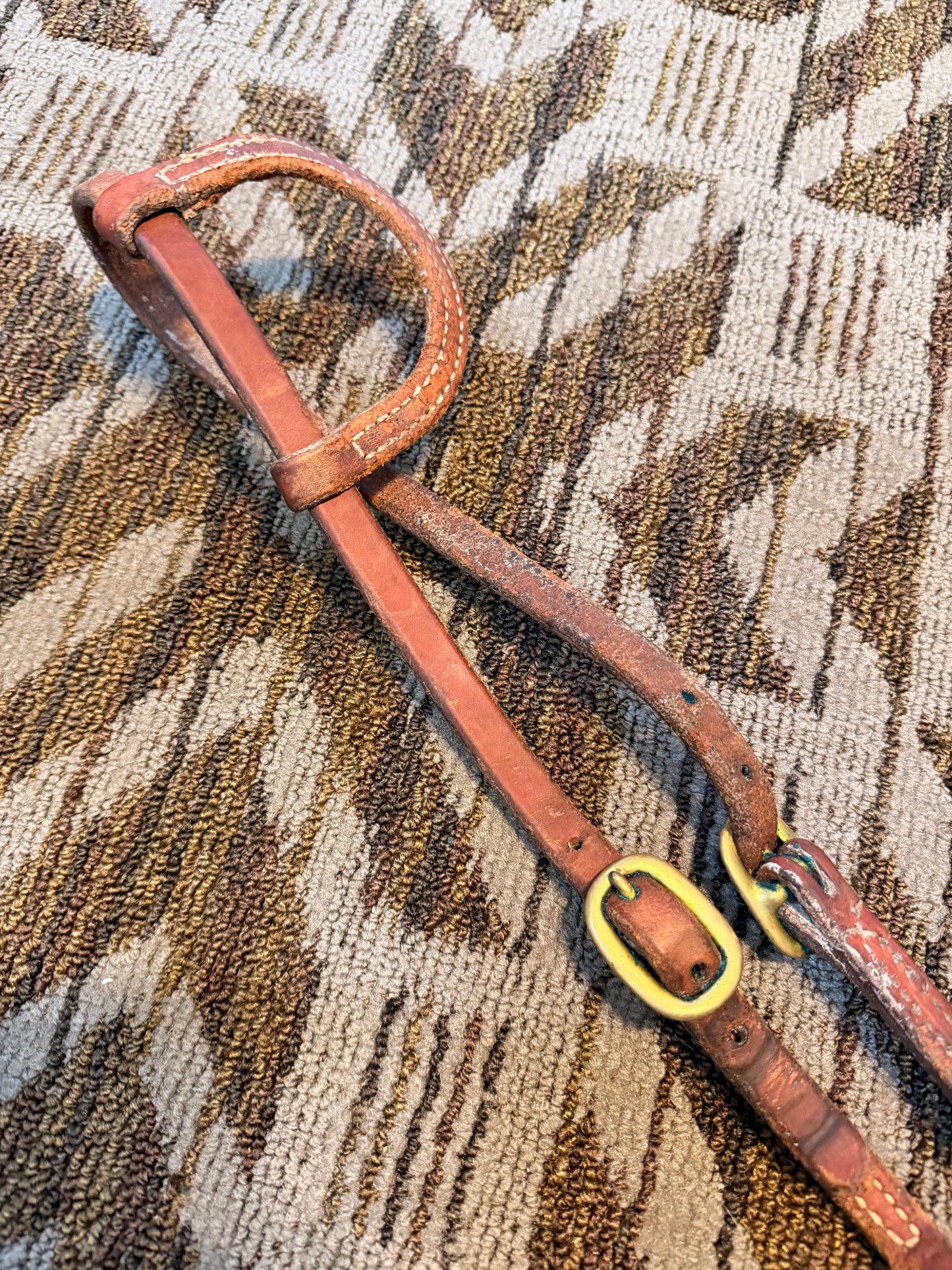 Soft Leather One Ear Quick Change Headstall