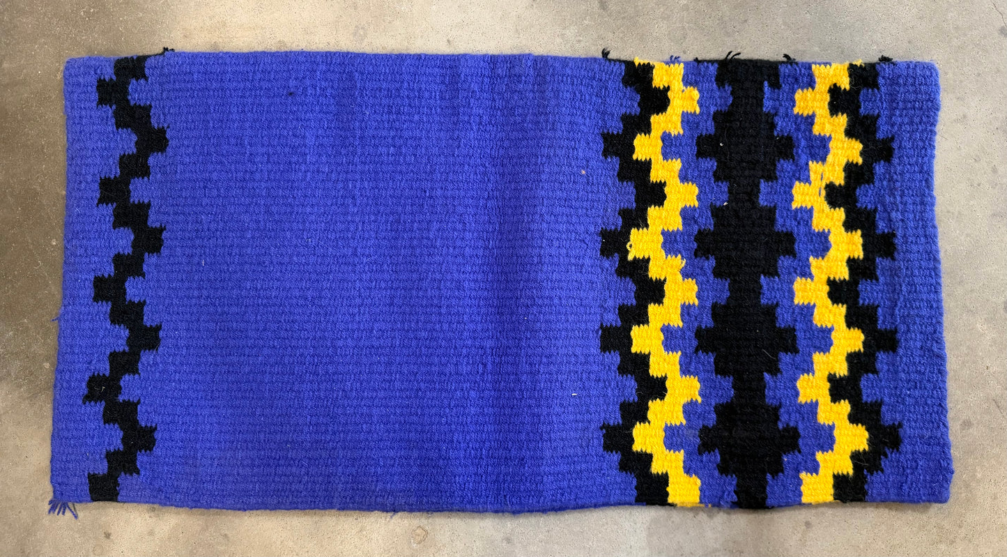 Mayatex Purple Patterned Saddle Blanket