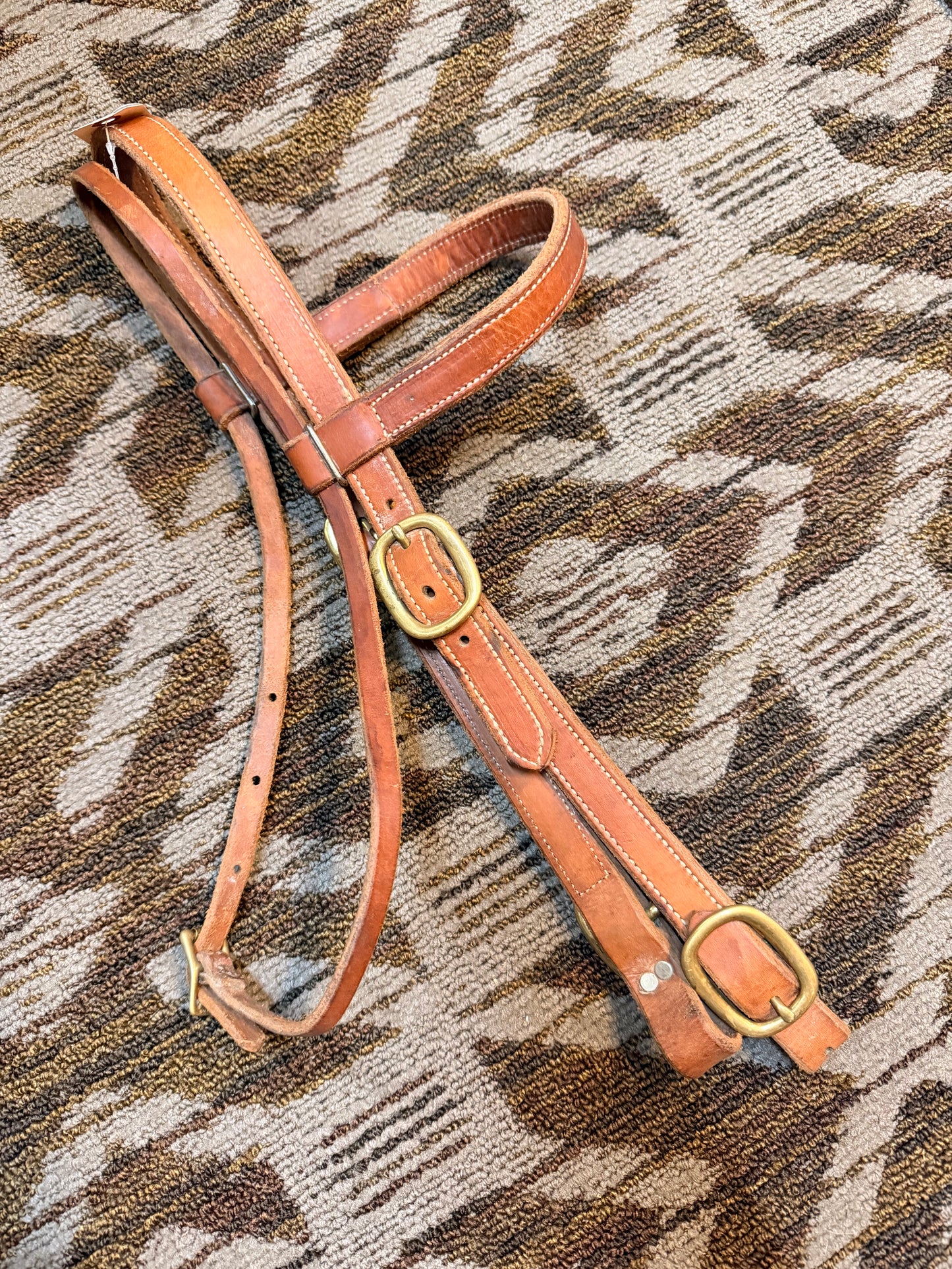 Heavy Duty Leather Headstall