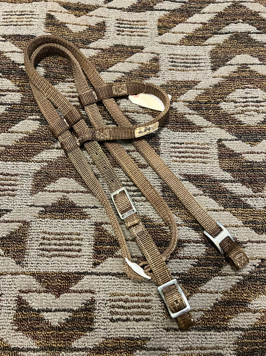 Brown Nylon Headstall