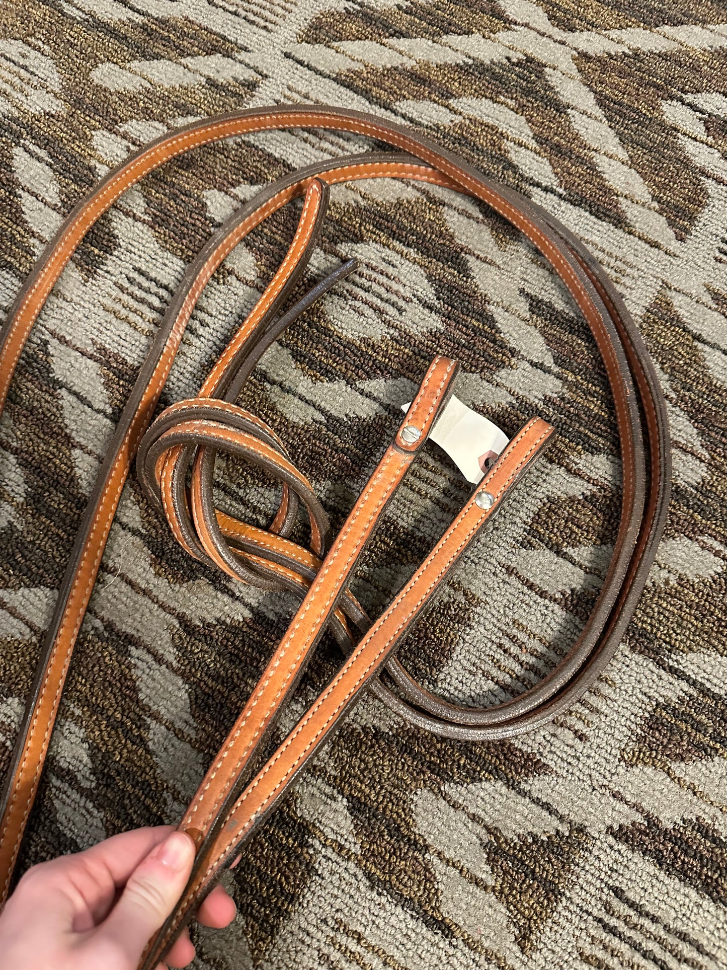 Double Stitched Split Reins