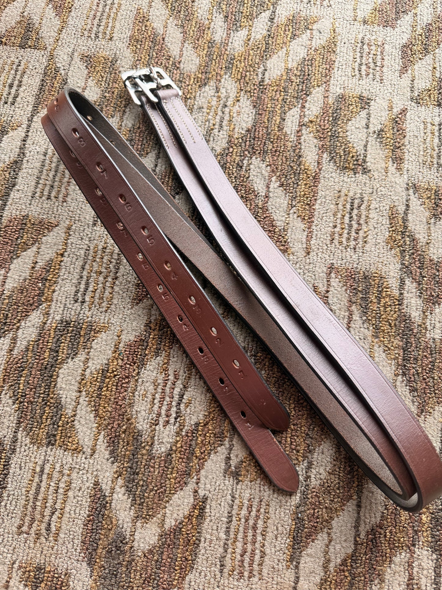 Brown Stirrup Leathers - 55”