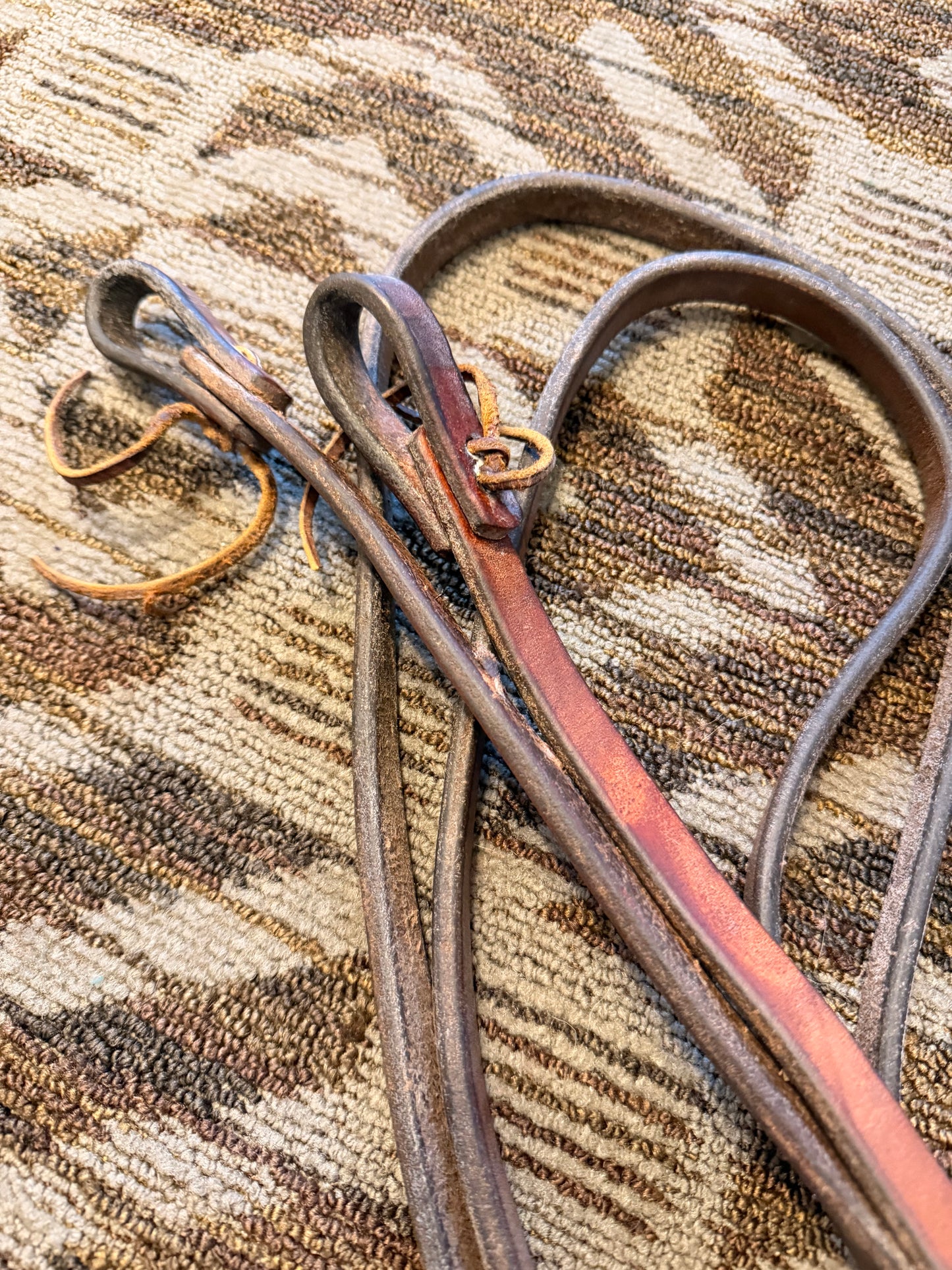 Schutz Bros Heavy Oiled Split Reins