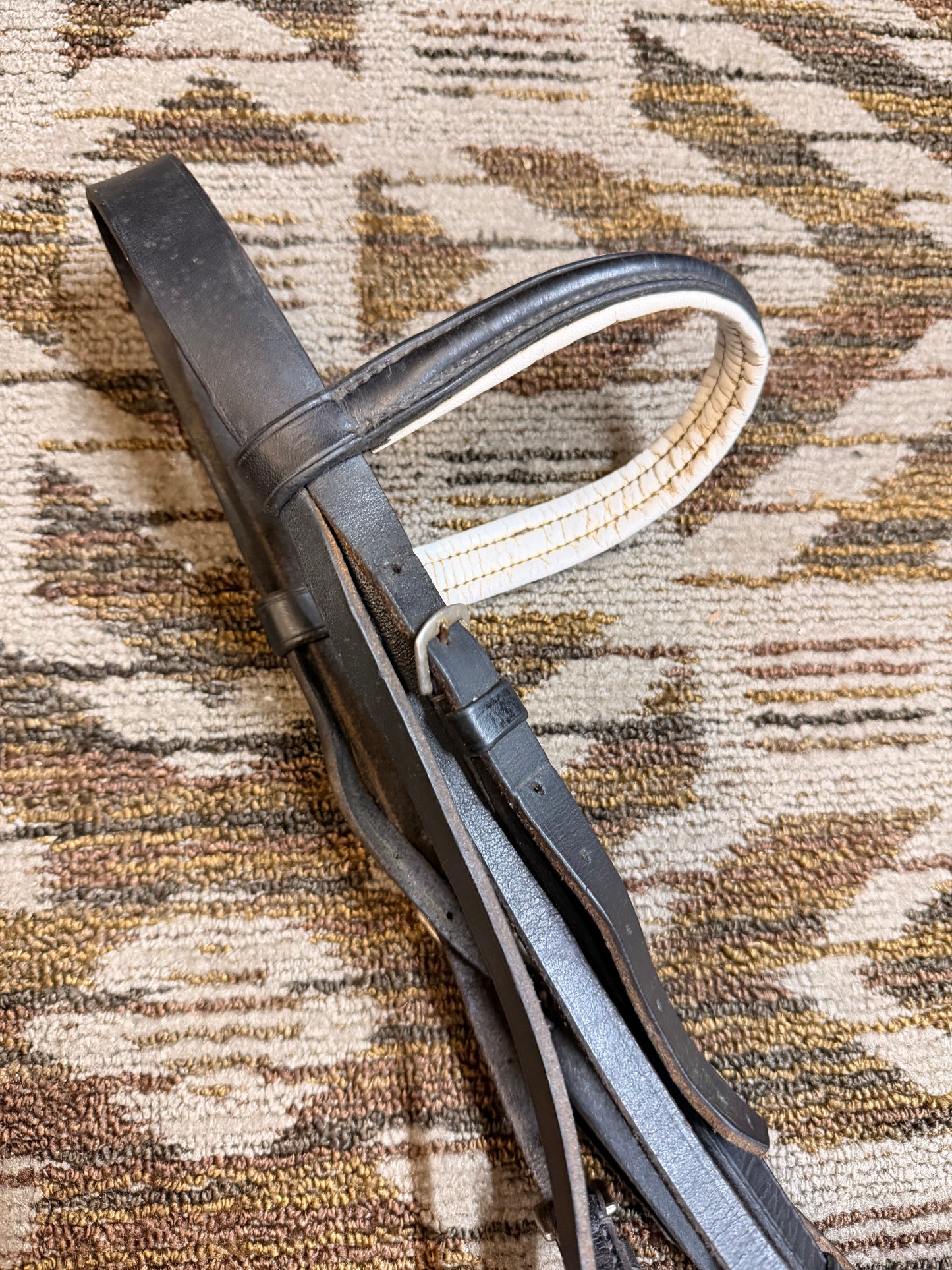 Black and White Bridle