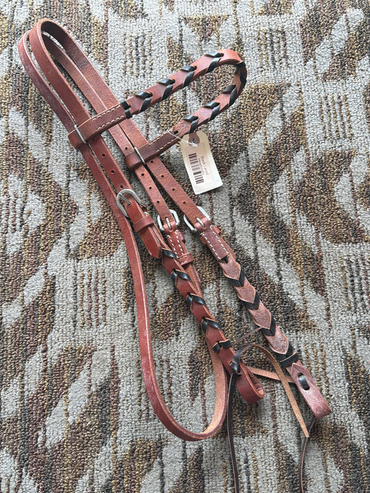 Black Soft Laced Headstall