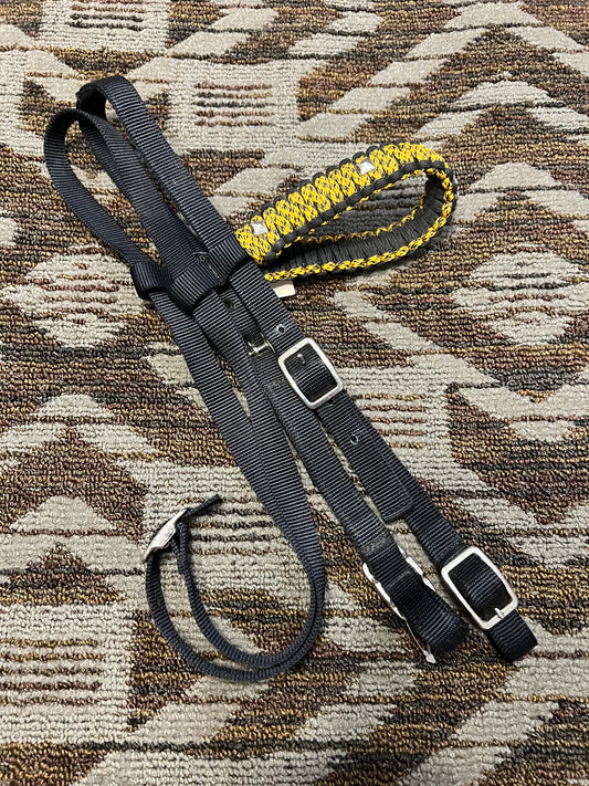 Black Nylon Buckle Headstall