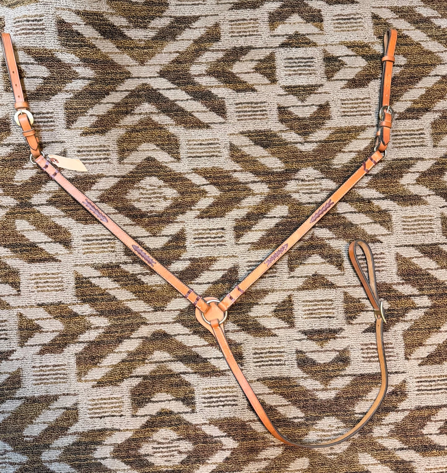 Woven Leather Breastcollar