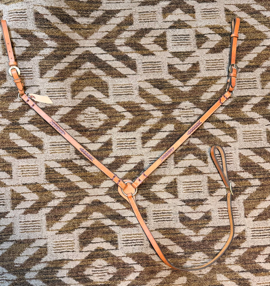 Woven Leather Breastcollar