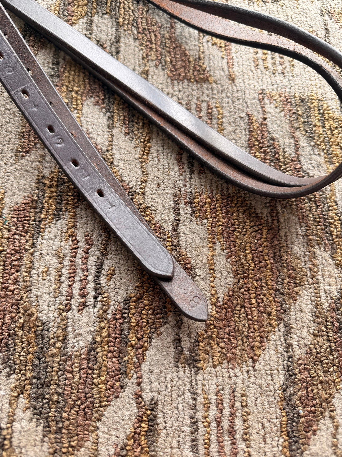Brown Soft Stirrup Leathers - 48”