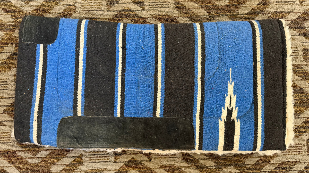 Blue Striped Fleece Pad