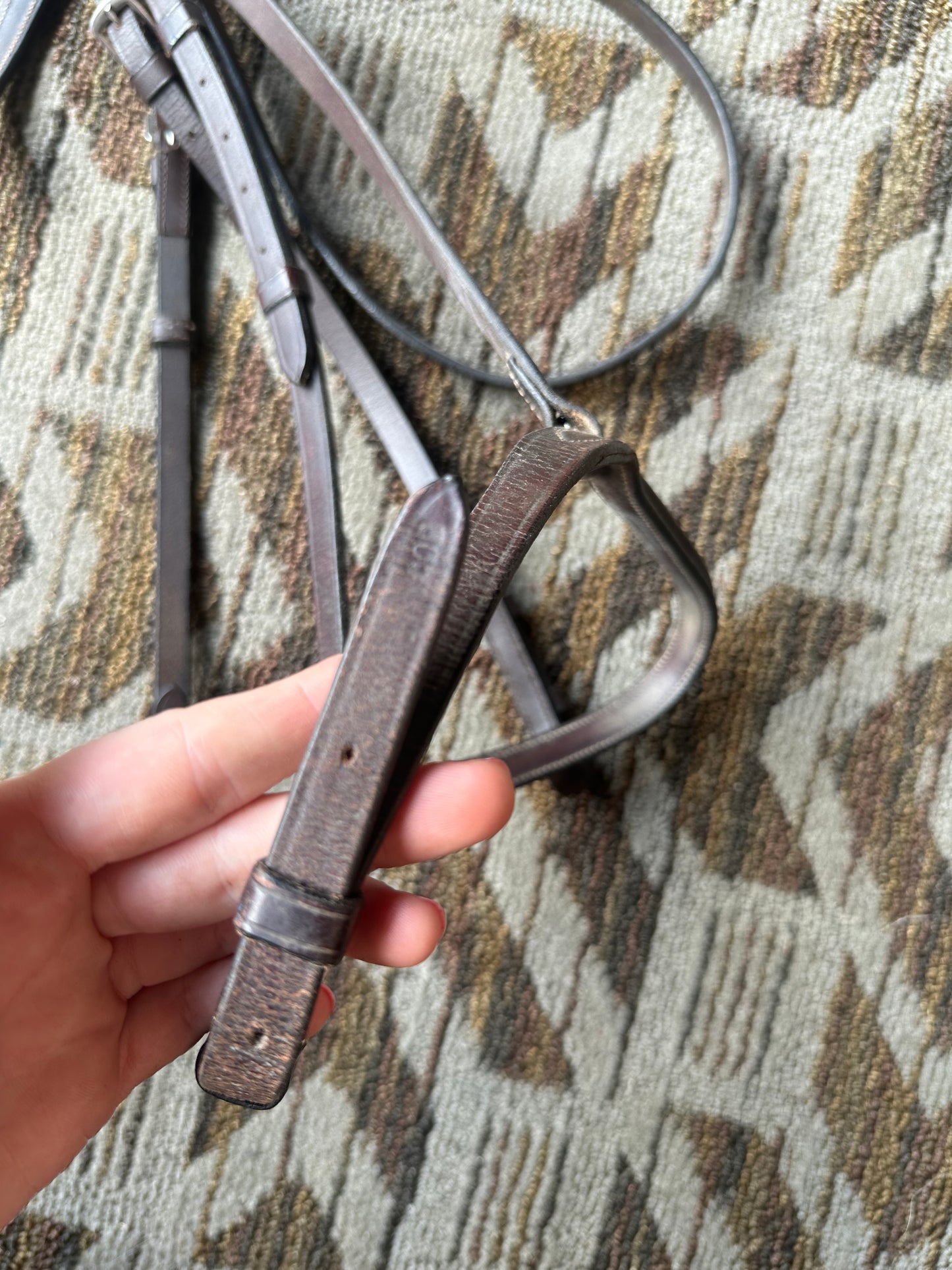 Brown Treadstone Fancy Stitched Bridle