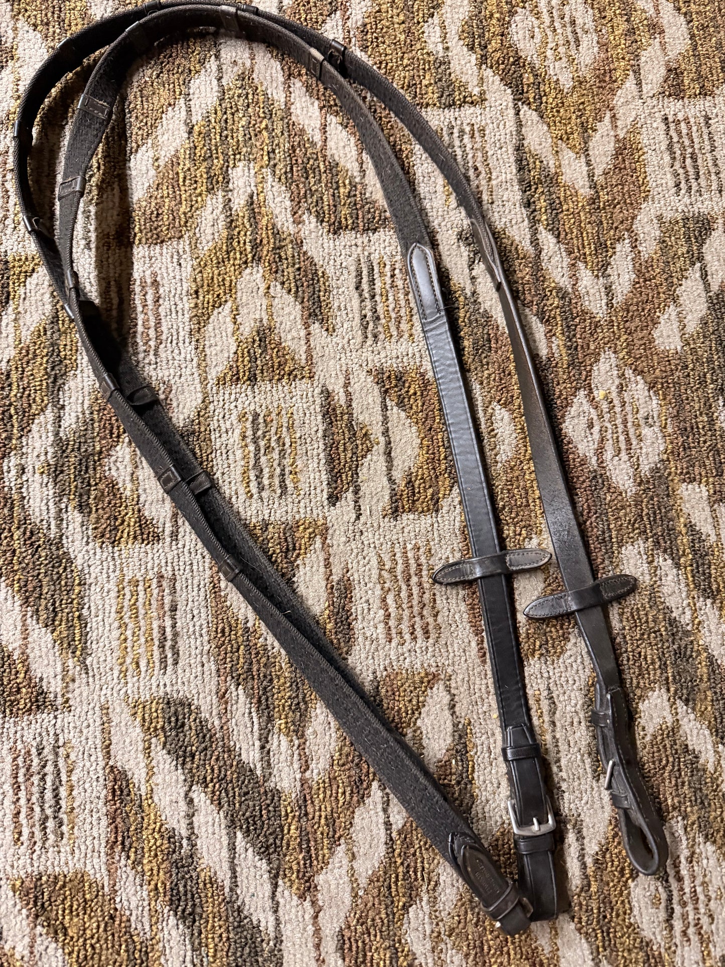 Black Passier Webbed Reins