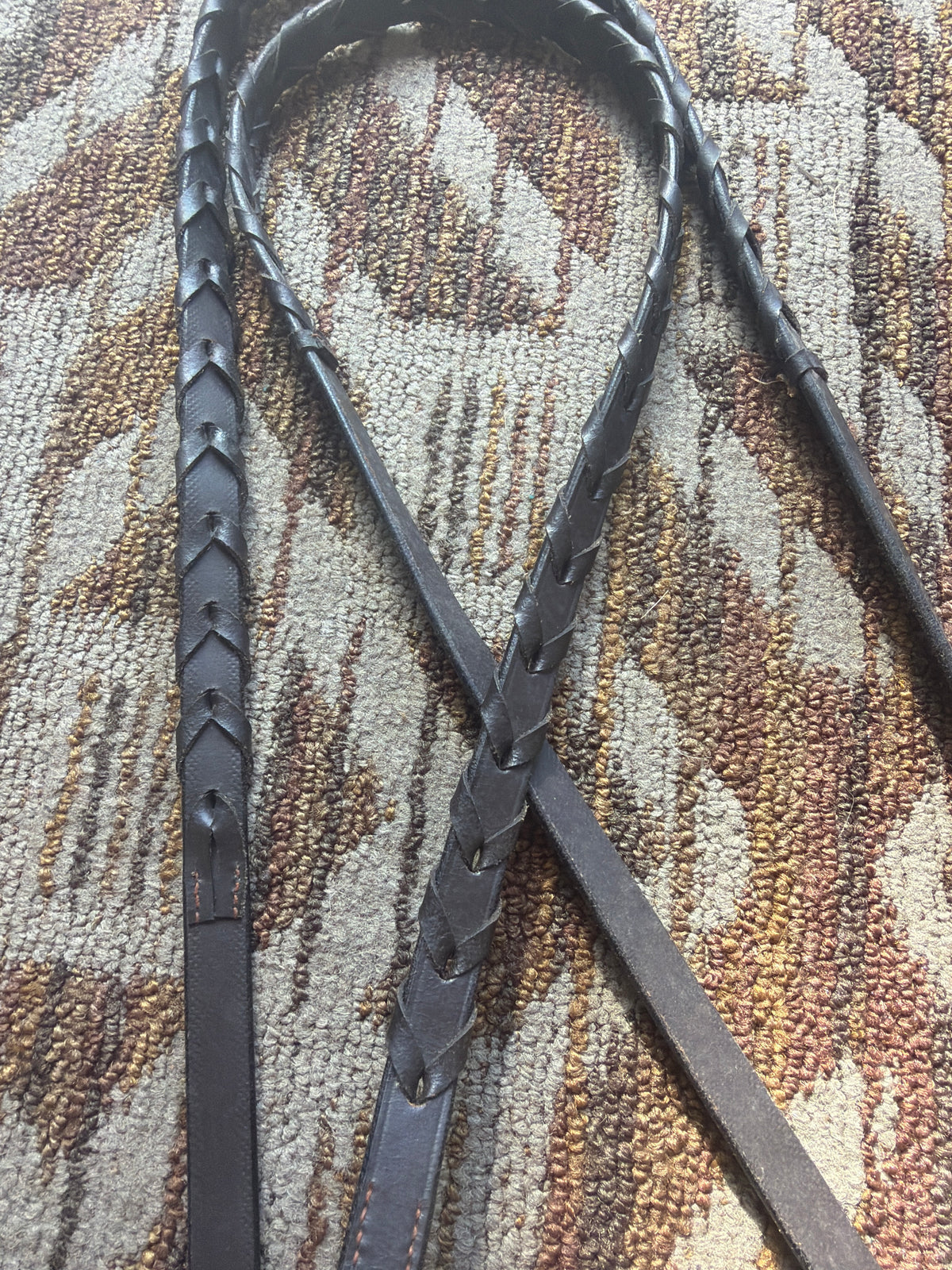 Dark Brown Laced Reins
