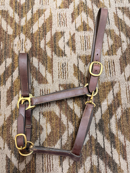 Oversized Leather Halter