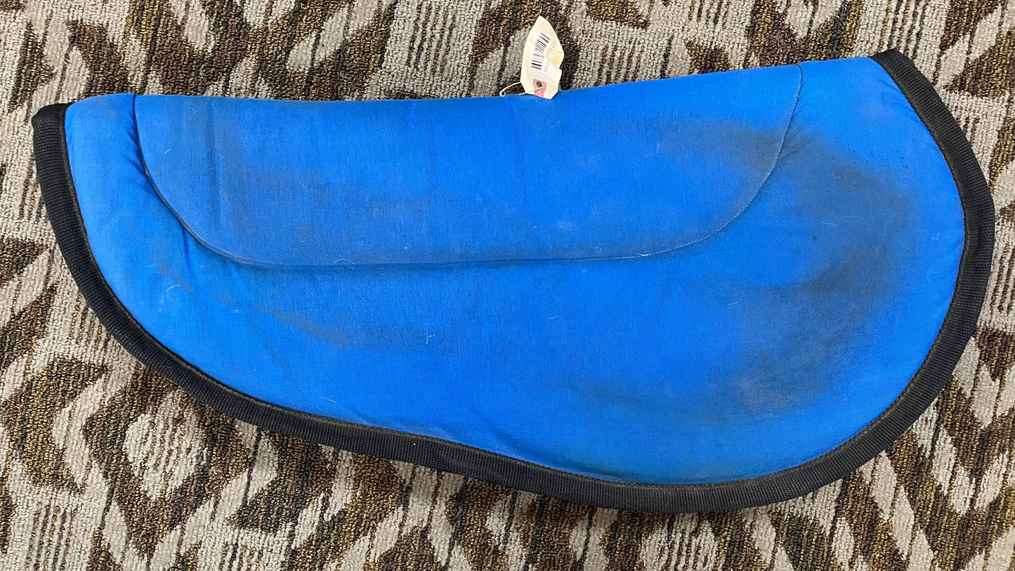 Blue Round Skirt Saddle Pad