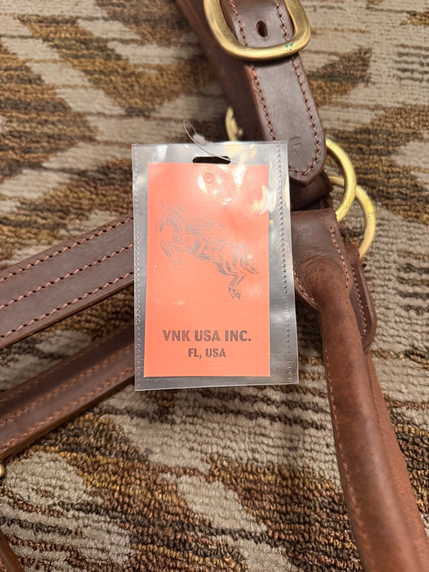 New VNK Thoroughbred Triple Stitched Halter