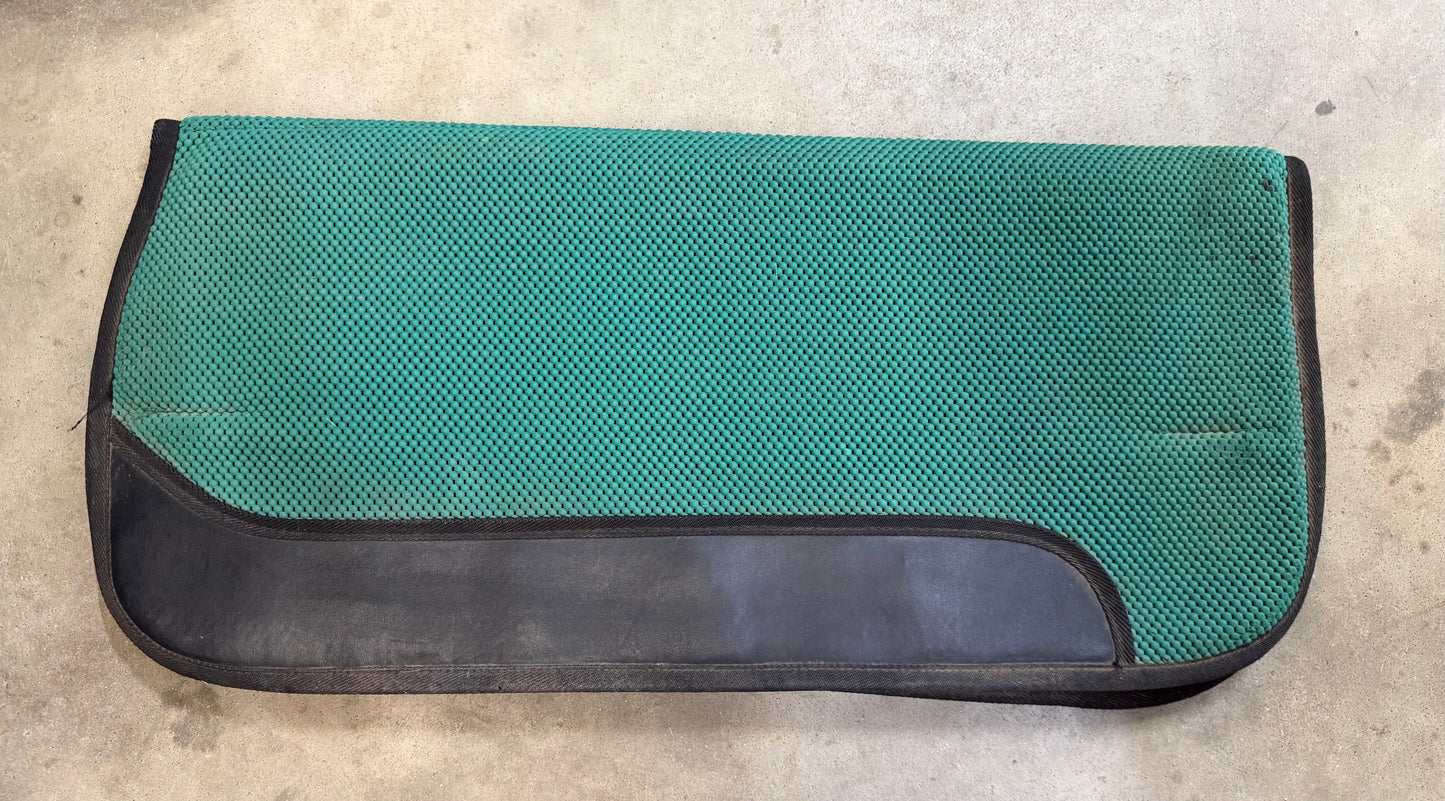 Green Neoprene Saddle Pad