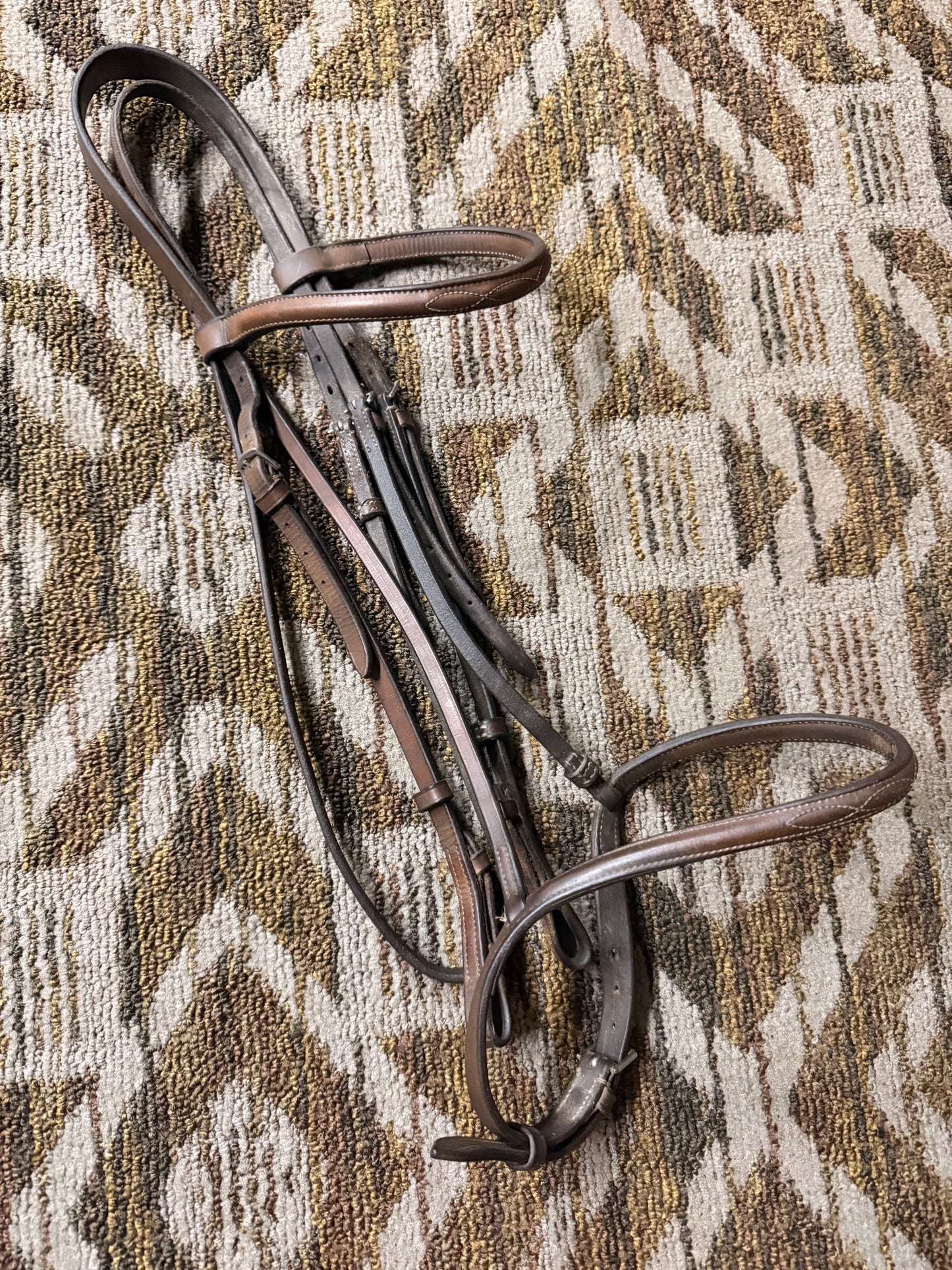 Fancy Stitched “Made in England” Bridle