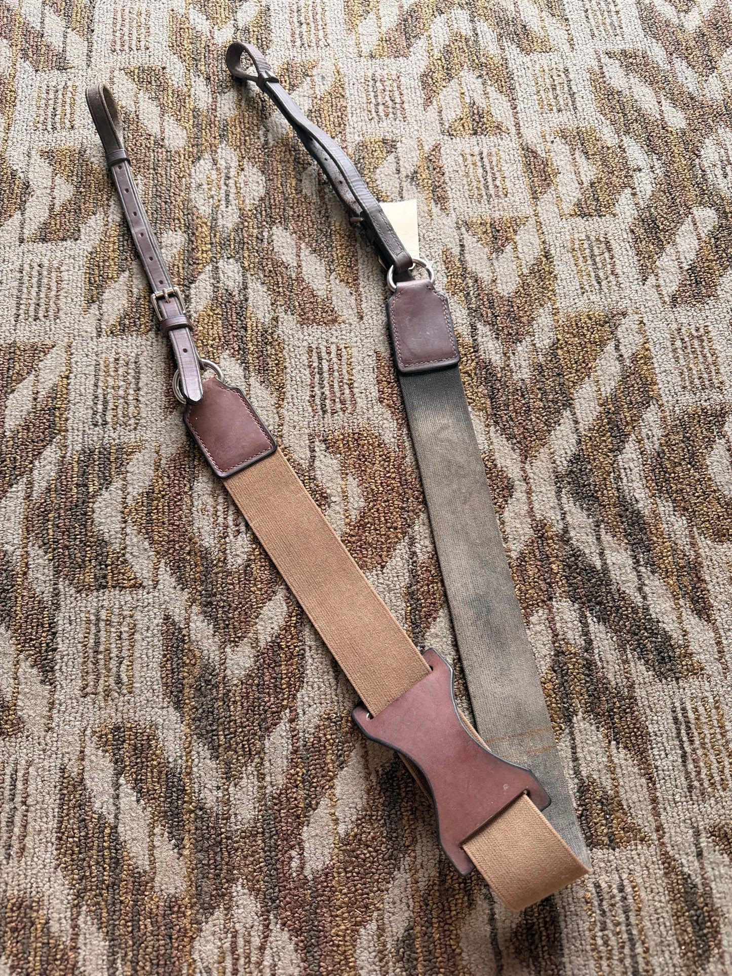 Brown Elastic 2 Point Breastcollar