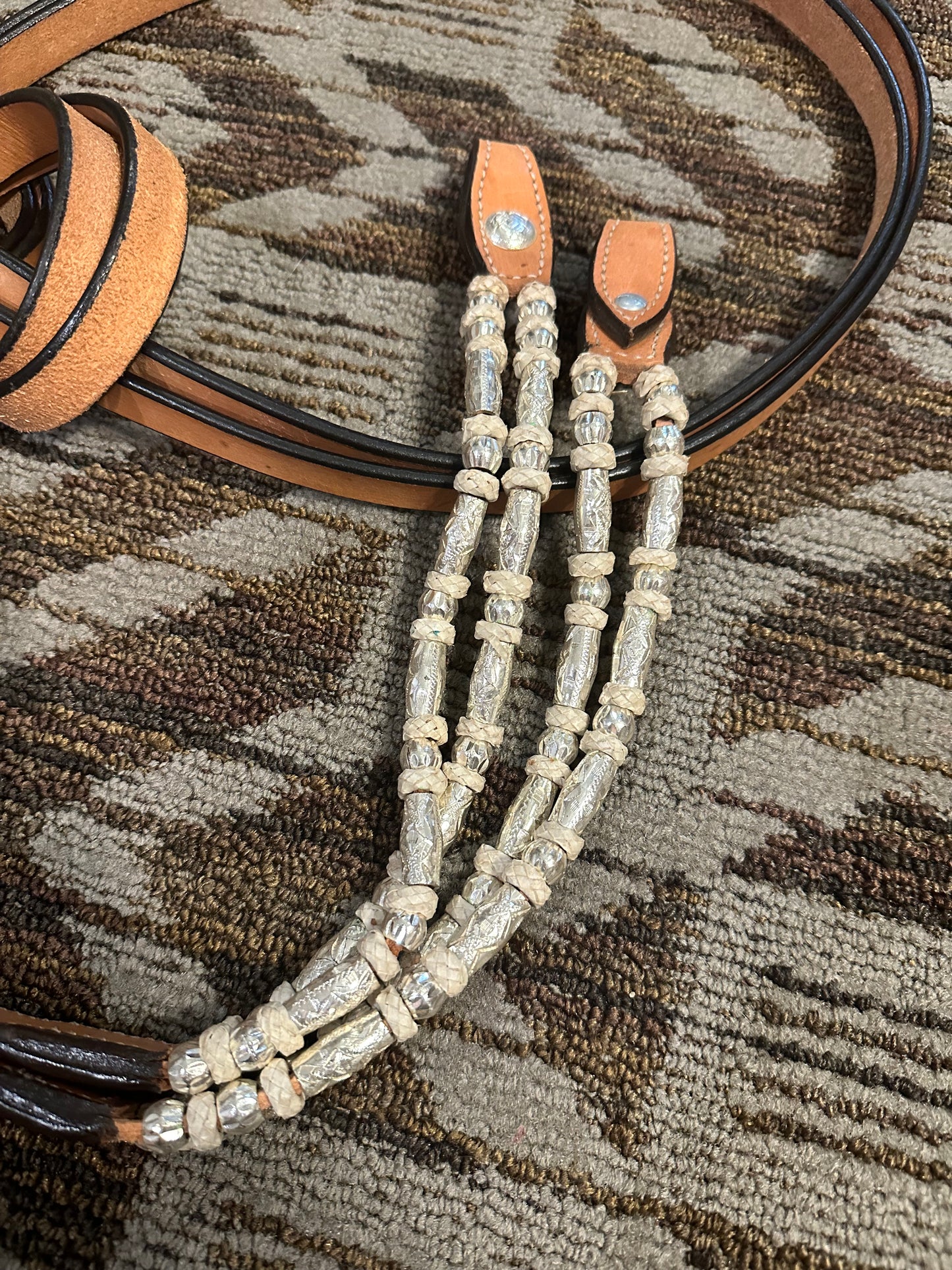 Leather Rommel Split Reins