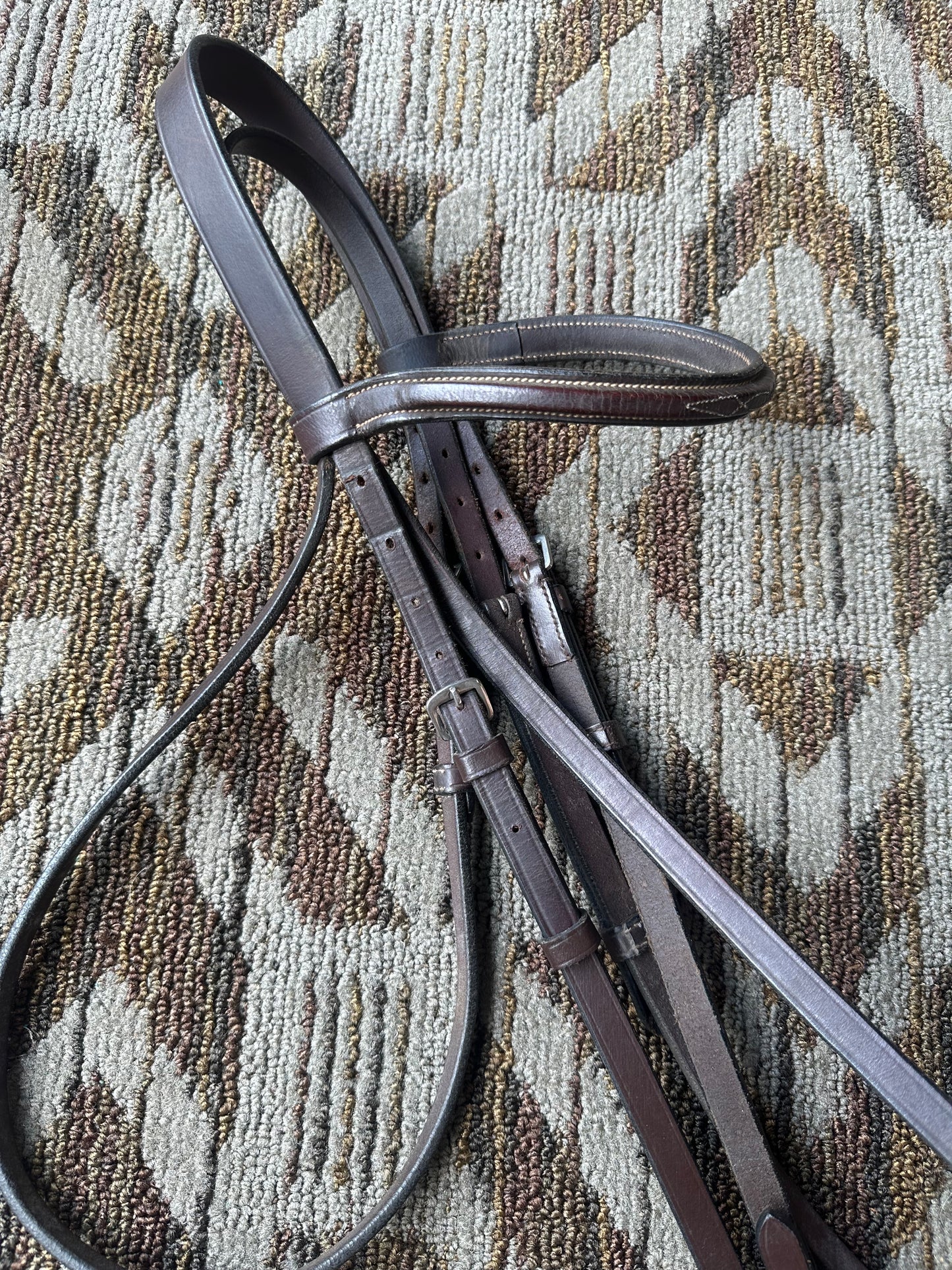 Brown Treadstone Fancy Stitched Bridle