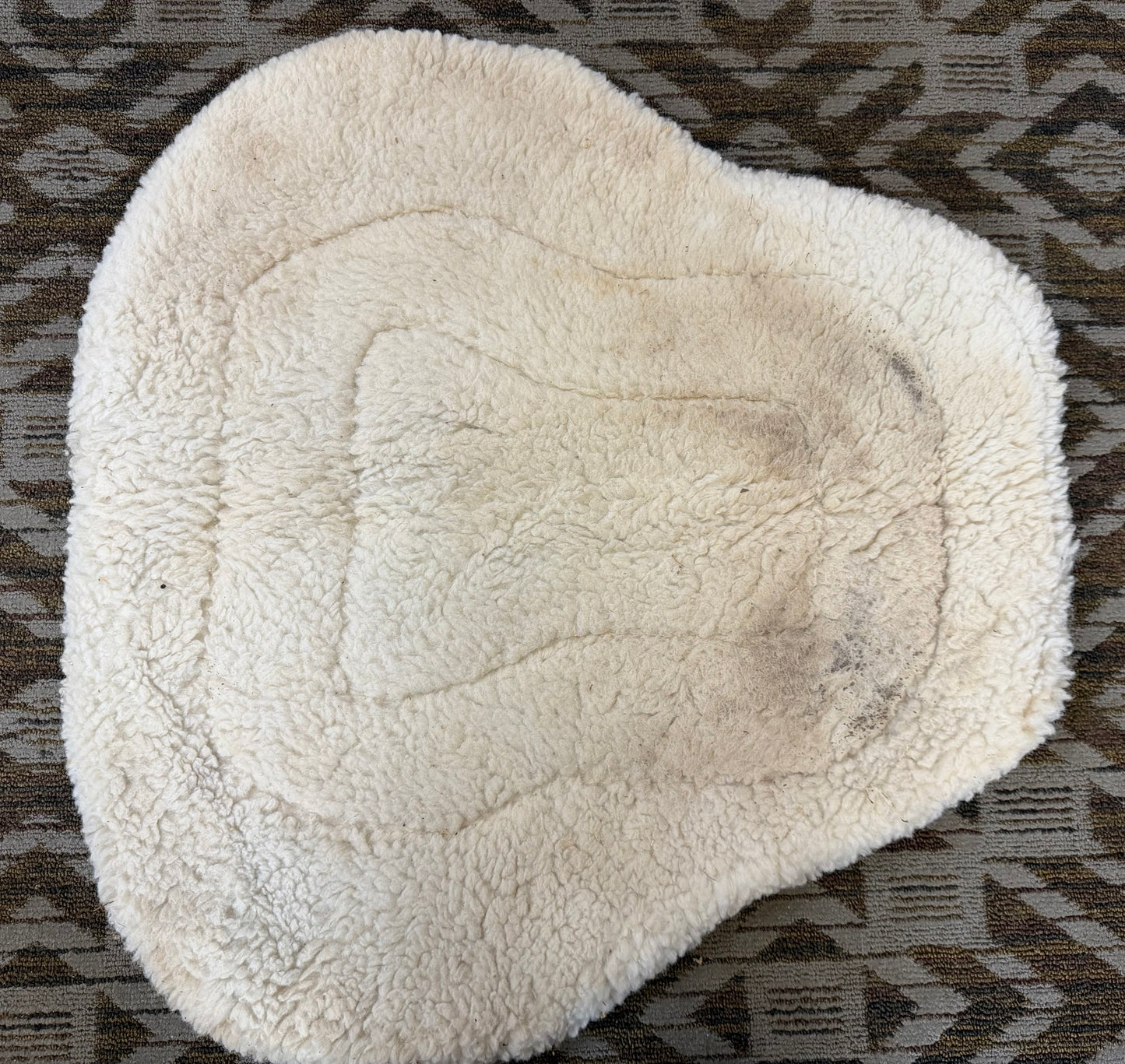 Blue Round Skirt Saddle Pad