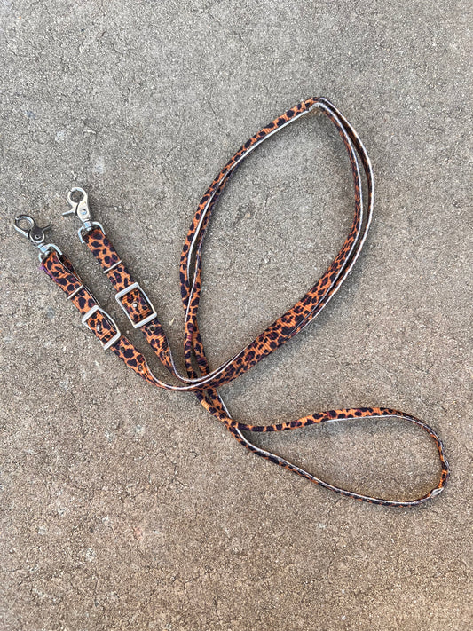 Cheetah Loop Reins