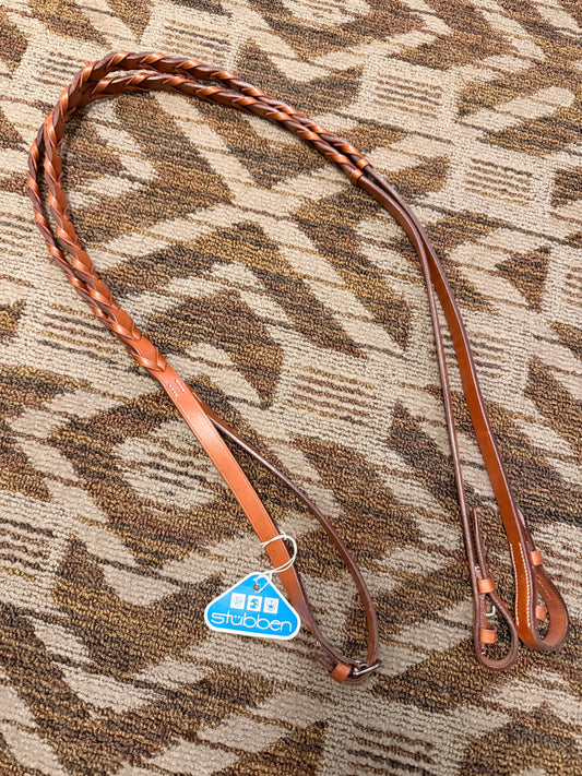 New Stubben Chestnut Laced Reins