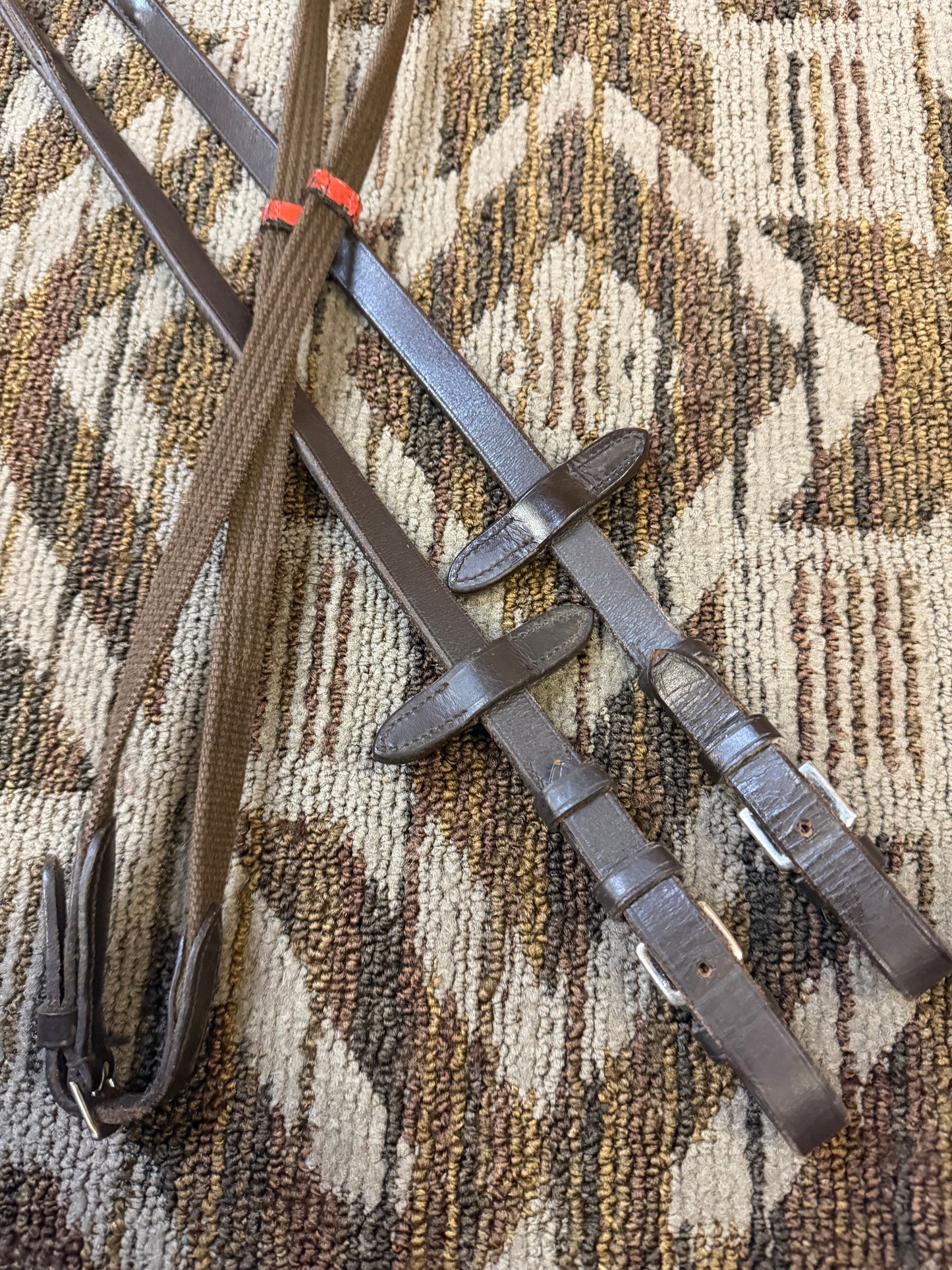 Brown Webbed Reins
