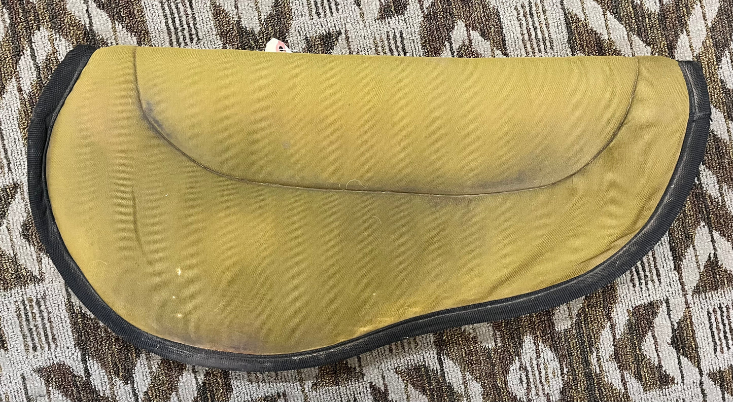 Green Round Skirt Saddle Pad