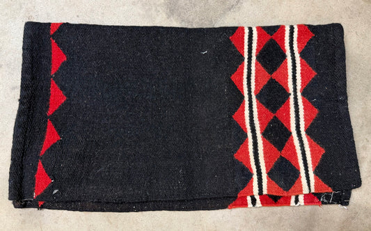 Red and Black Saddle Blanket